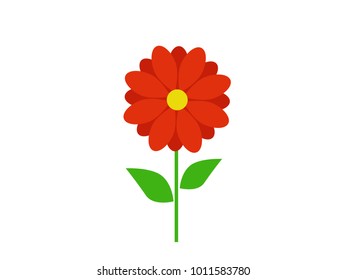 
Design icons vector illustration of a flower (chamomile, gerbera, aster). 