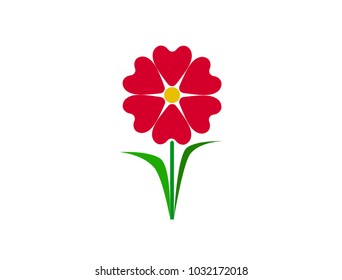 
Design icons vector illustration of a flower (chamomile). 