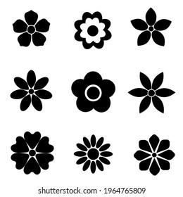 Design icons vector illustration of a flower (chamomile).