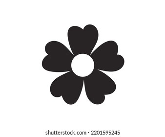 Design icons vector illustration of a flower (chamomile).