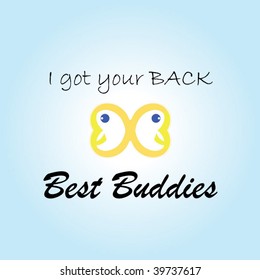 design idea icon for "true friendship"