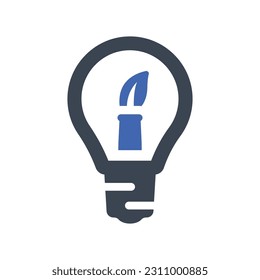 Design idea icon, Vector Graphics