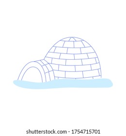 DESIGN IGLOO CREATIVE ART ILLUSTRATION, ON WHITE