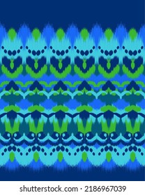Design ikat pattern abstract geometric ikat ethnic, folk pattern Aztec style, Gyp sy, Mexican, Indian, Scandinavian, design ikat for background, wallpaper, carpet, wrapping, fabric, textile fashion. 