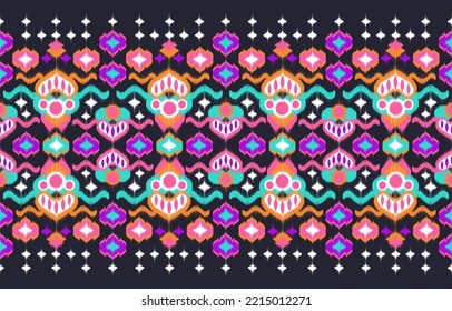 Design Textile Tuch Muster abstrakte geometrische ethnische, Design für Hintergrund, Tapete, Teppich, Umhüllung, Stoff, Textil Mode tragen.