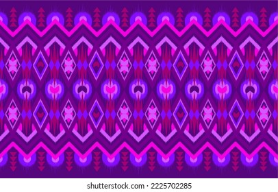 Diseño de ikat patrón abstracto de ikat geométrico étnico, folk patrón estilo azteca, Gyp sy, mexicano, indio, escandinavo, ikat de diseño para el fondo, tapicería, alfombra, envoltura, tela, moda textil. 	