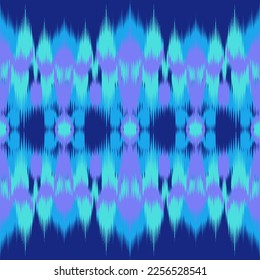 Design ikat pattern abstract geometric ikat ethnic, folk pattern Aztec style, Gyp sy, Mexican, Indian, Scandinavian, design ikat for background, wallpaper, carpet, wrapping, fabric, textile fashion. 