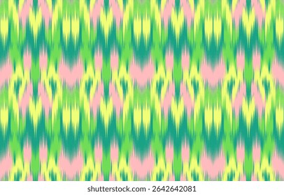 Design ikat pattern abstract geometric ikat ethnic, folk pattern Aztec style, Gyp sy, Mexican, Indian, Scandinavian, design ikat for background, wallpaper, carpet, wrapping, fabric, textile fashion. 