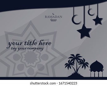 design illustration background ramadan kareem
