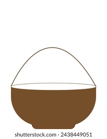 diseño e ilustración de una cesta