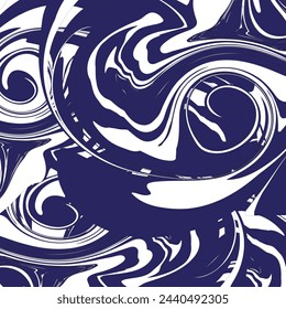 design and illustration of curly background  