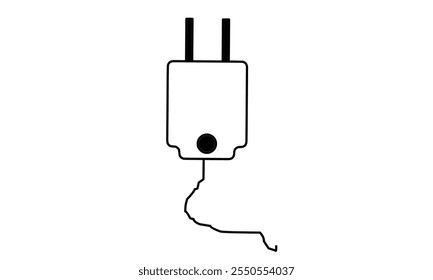 Design illustration of electric power plugs