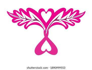 Design illustration floral wedding image vector decoration