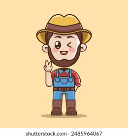 Design an illustration of a gardener as a nature guardian with pastel colors.