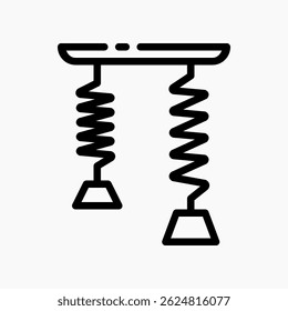 Design Illustration graphic of Spring Energy icon with line style. Suitable for UI, mobile design, web design, etc.