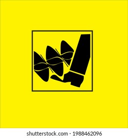 design illustration of hazard signs for your company