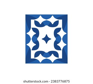Icono de ilustración de diseño logotipo vectorial estrella abstracta