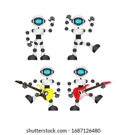 design illustration of robot form