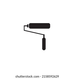 design as an illustration of roller paint