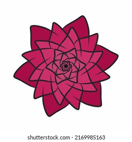 Design illustration of a rose crown vector