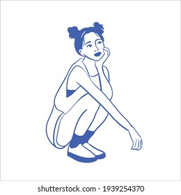 6,606 Drawing depressed female Images, Stock Photos & Vectors ...