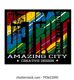 Design illustration typography vector art