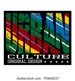 Design illustration typography vector art