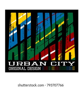 Design illustration typography vector art