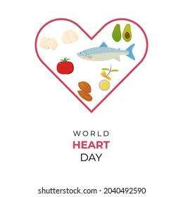 design and illustration of world heart day celebration 