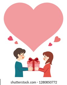 Design illustrations for Valentine