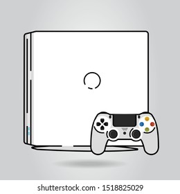 design illustrator of game console