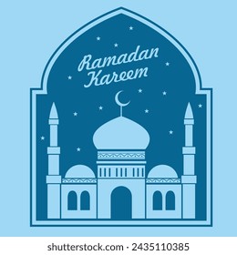 the design is illustrator of ramadan design. it's good for ramadan fasting month greetings