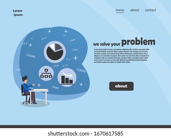 design illustrtation web economic business