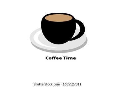 design image of a cup containing coffee