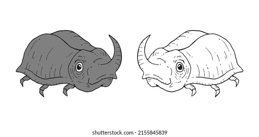 Design of imaginative beetle draw