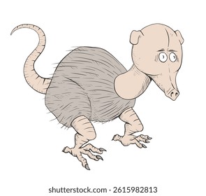 Design of imaginative creature illustration
