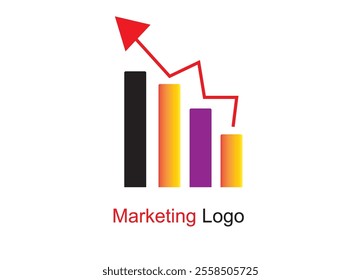 The design incorporates sleek, modern elements that symbolize the essence of digital marketing—connectivity, growth, and strategy It includes abstract icons like arrows, graphs, devices, and network.