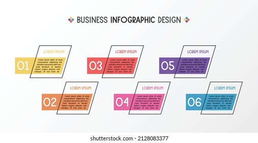 Design of infographic with business icons. Vector