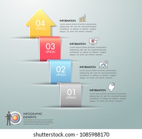 Design infographic template 4 options. Business concept can be used for workflow layout, diagram, number options, timeline, steps, demo infographic