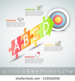 Design infographic template 4 options. Business concept can be used for workflow layout, diagram, number options, timeline, steps, demo infographic