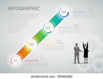 Design infographic template. can be used for workflow layout, diagram, number options