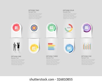 Design Infographic template. can be used for workflow layout, diagram, number options, business concept