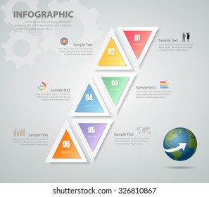 Design Infographic template. can be used for workflow layout, diagram, number options, business concept