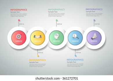 Design infographic template. can be used for workflow layout, diagram, number options, progress, timeline