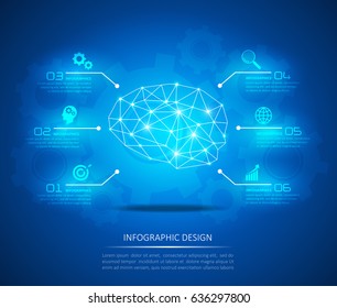 Design infographic template, creative idea concept.