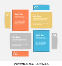 design infographics template. vector Layout