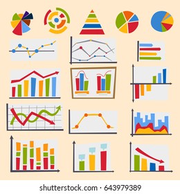 Design Information Diagram Graph Chart Elements Stock Vector (Royalty ...