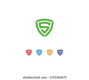 Design initial logo S