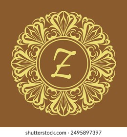 Design initials for names, brands, stickers, companies, with luxurious Victorian carved ornaments and are suitable for various needs