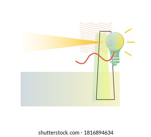 Design Insights - Guiding Lighthouse - Icon as EPS 10 File